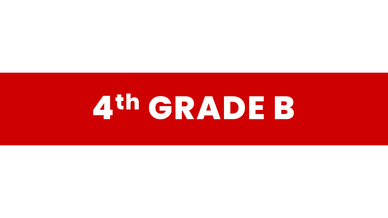 English Subject - 4th Grade B