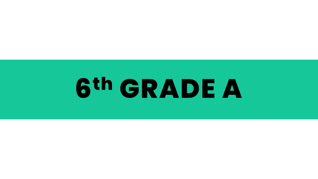 English Subject - 6th Grade A